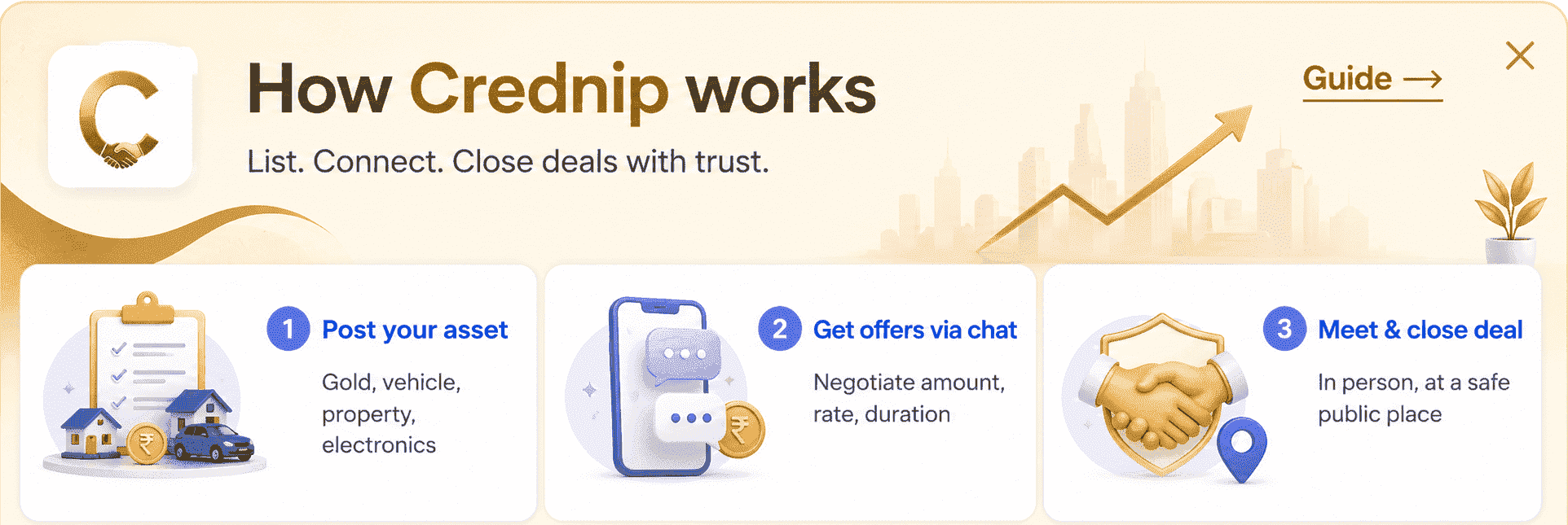 Peer-to-Peer Non-Custodial Discovery Marketplace