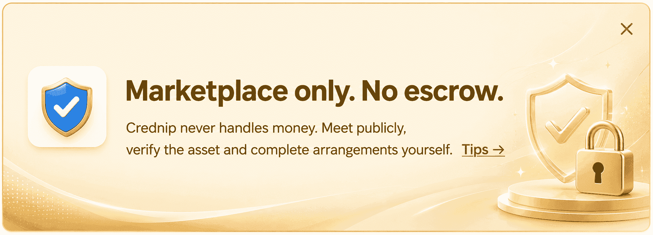 Crednip Security & Trust Banner