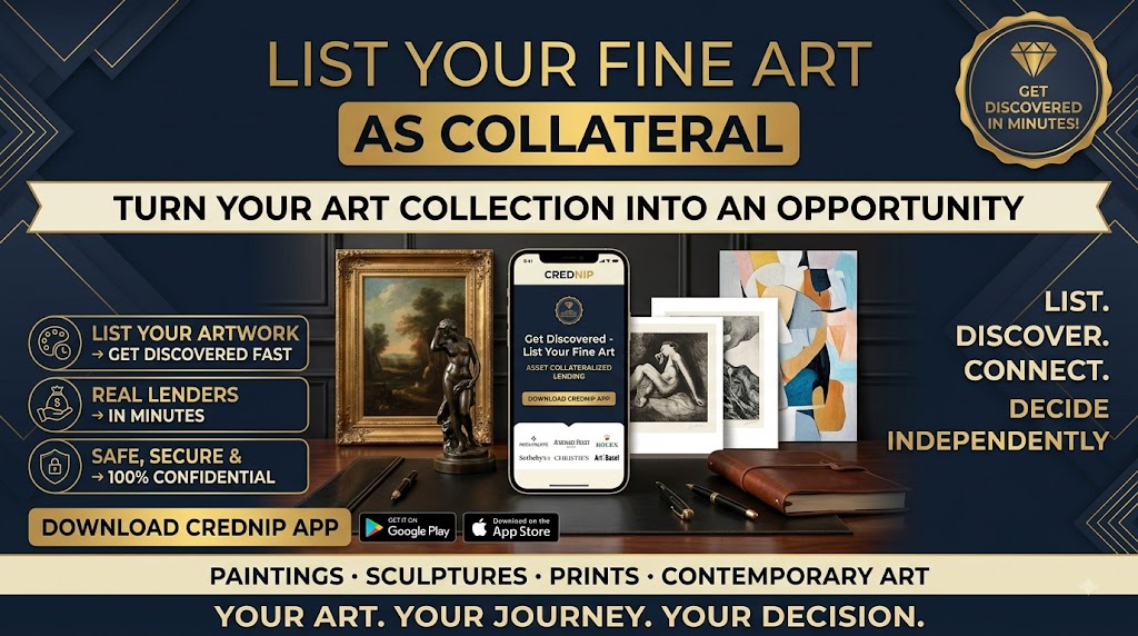 List Your Fine Art As Collateral on Crednip